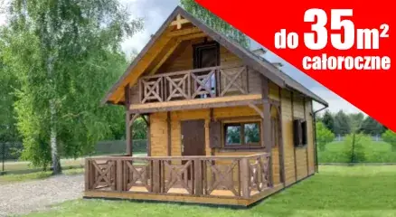 Domki drewniane rekreacyjne całoroczne