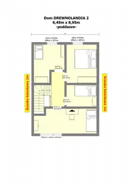 Dom mieszkalny całoroczny DREWNOLANDIA V2  - WT 2021  - zdjęcie 3
