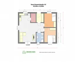 Dom mieszkalny całoroczny DREWNOLANDIA V3  - WT 2021  - zdjęcie 2
