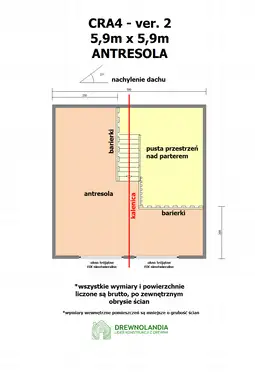 Domek rekreacyjny całoroczny CRA4 - wersja 2 - V2 - 35 m² - zdjęcie 3