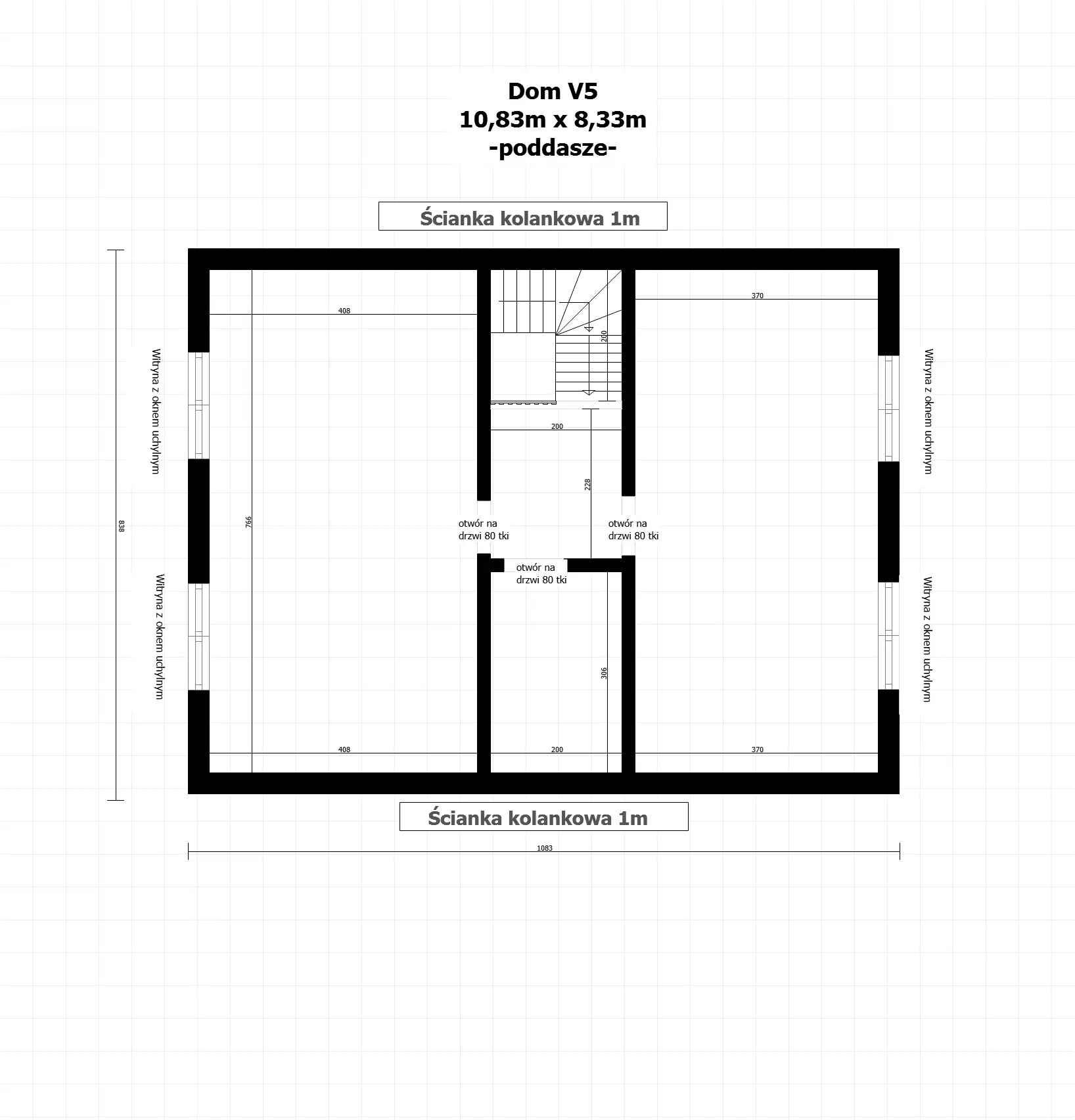 Dom mieszkalny całoroczny DREWNOLANDIA V5  - WT 2021 