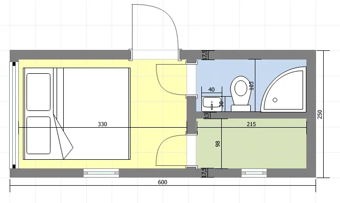 Rzut CRA9 - TINY HOUSE