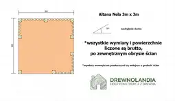 Altana Nela - 3m x 3m - zdjęcie 2