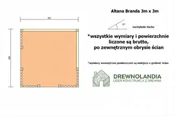 Altana Branda - 3m x 3m - zdjęcie 2