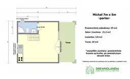 Michał 7m x 5m z antresolą - zdjęcie 2