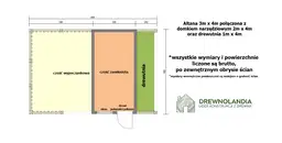 Zestaw Ogrodowy Domek + Altana + Drewutnia Ludwik v6 6×4 m - zdjęcie 2