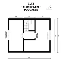Najtańszy Dom Całoroczny w Polsce CLT3 – WT2021 – 50 m² + Poddasze - zdjęcie 3
