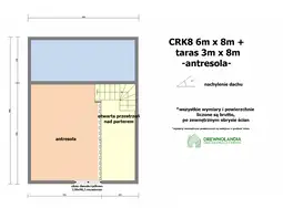 Domek rekreacyjny całoroczny CRK8 – 48 m²          - zdjęcie 3