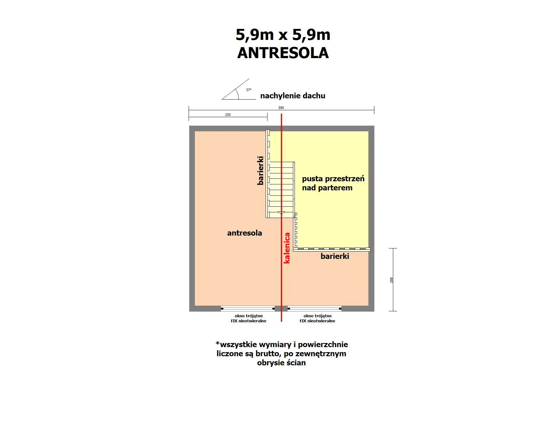 Domek całoroczny WT2021 CRA51 - wersja - V2 - 35 m²