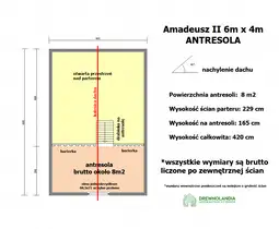 Domek Ogrodowy Amadeusz II - 6x4m - zdjęcie 3