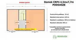 Domek rekreacyjny całoroczny CRP4 - 35 m² - zdjęcie 3