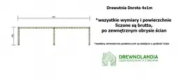 Drewutnia Dorota 4x1m - zdjęcie 2