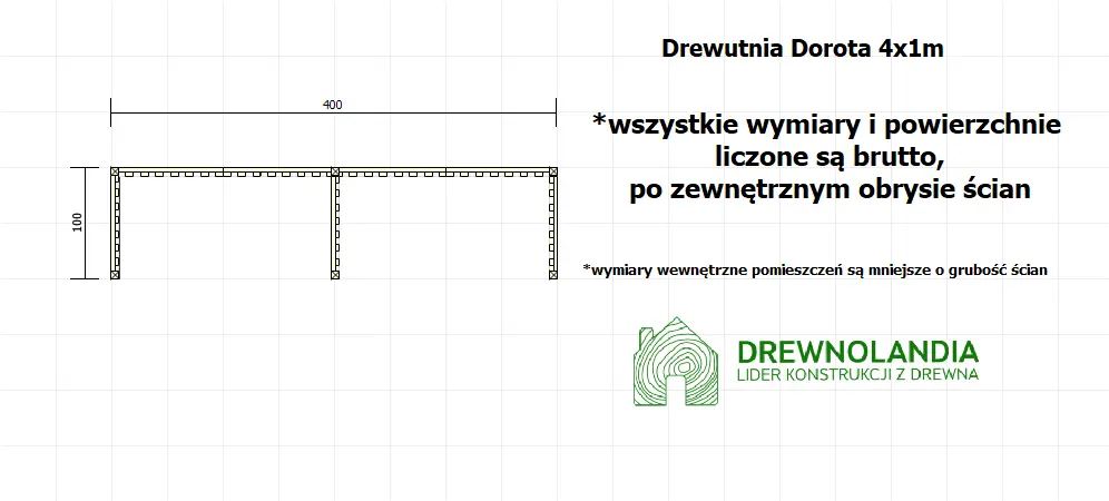 Rzut Drewutnia Dorota 4x1m