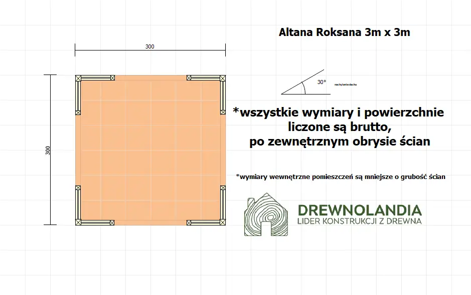 Altana Roksana 3m x 3m
