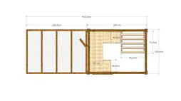 Kurnik  Damian 1,5m x 4m - zdjęcie 2