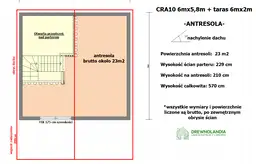 Domek rekreacyjny całoroczny CRA10 - 35m2 - zdjęcie 3