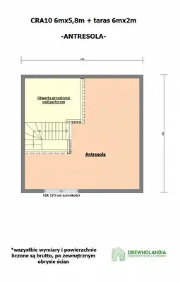 Domek mieszkalny całoroczny CRA10 PLUS - WT 2021 – 35 m² - zdjęcie 3