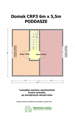 Domek mieszkalny całoroczny CRP3 PLUS - WT 2021 – 33 m² - zdjęcie 3