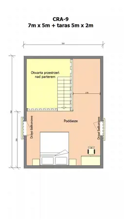 Domek mieszkalny całoroczny CRP9 PLUS - WT 2021 – 45 m² - zdjęcie 3