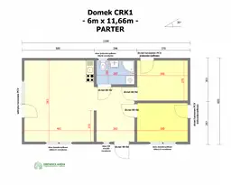 Dom mieszkalny całoroczny CRK1 PLUS - WT 2021 – 70 m² - zdjęcie 2