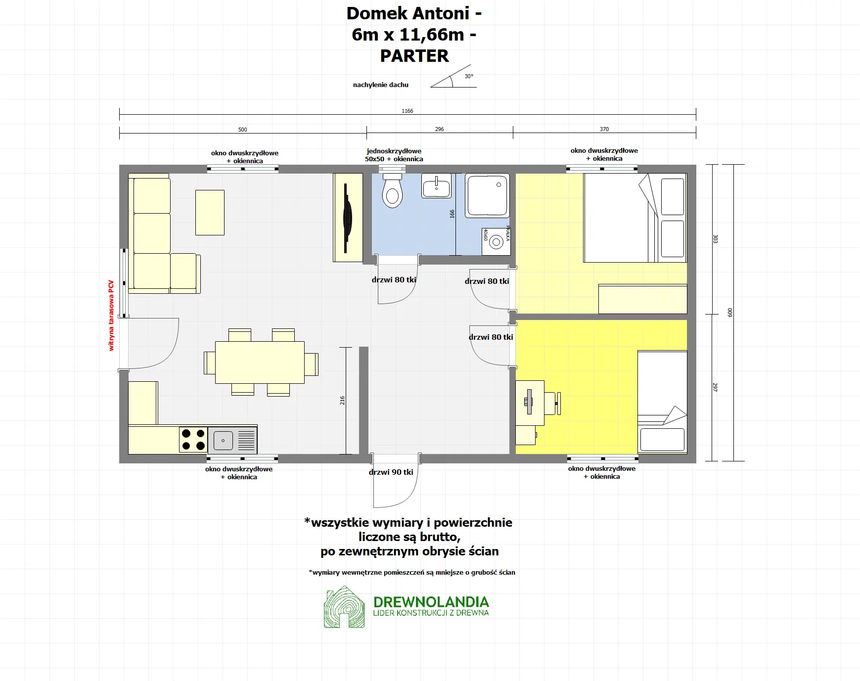 Rzut Antoni - 70 m²