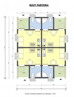 Domki na wynajem W1X4 – 80 m2 – 4 domki w 1 - zdjęcie 2