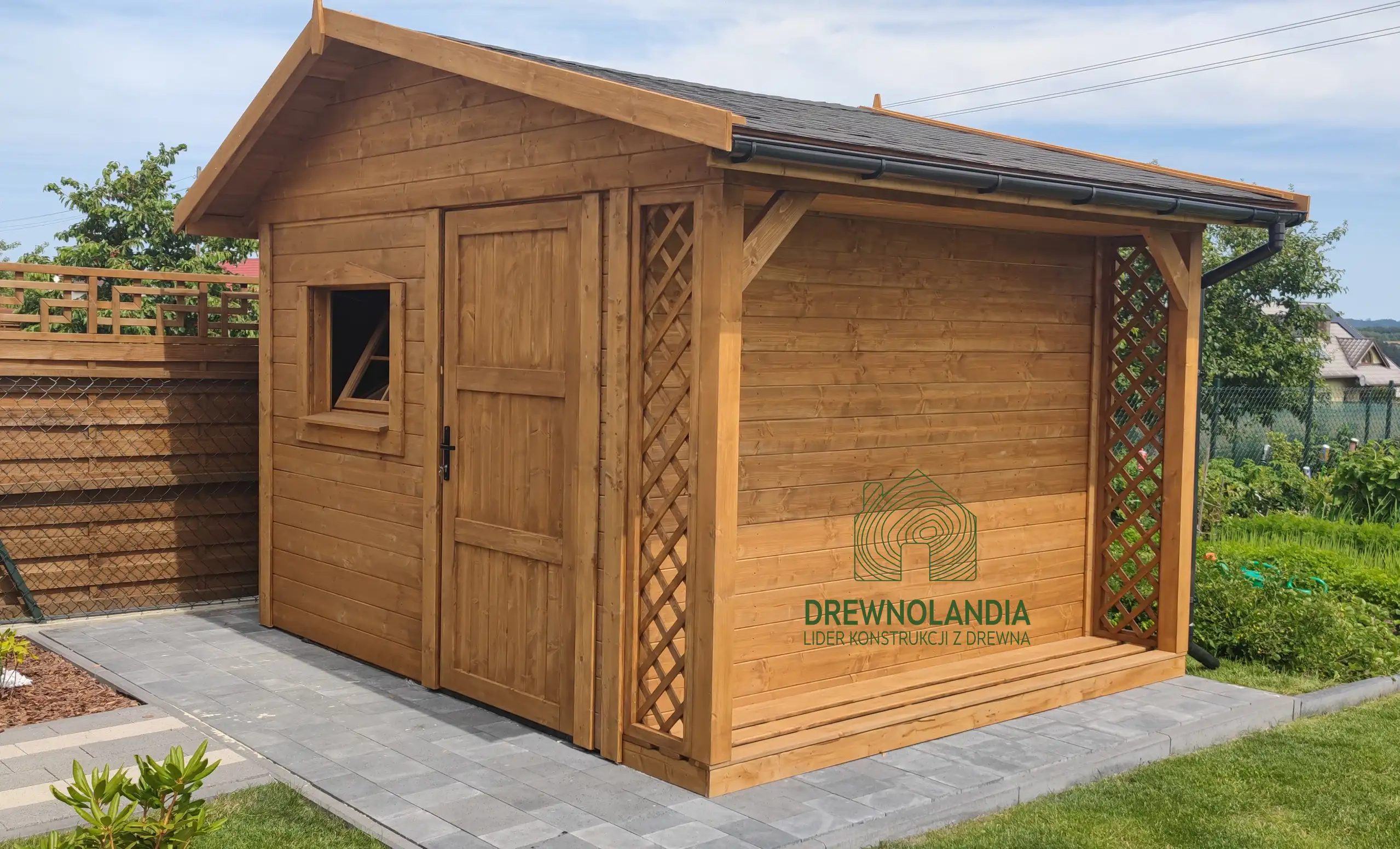 Domek gospodarczy z drewna Bonifacy - 3x2,5m