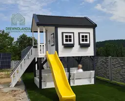 Domek ogrodowy Dla Dzieci Lolek - 2,8x2m z huśtawką  - zdjęcie 25