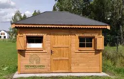 Drewniany Domek narzędziowy Jerzy - 4x3m  - zdjęcie 16