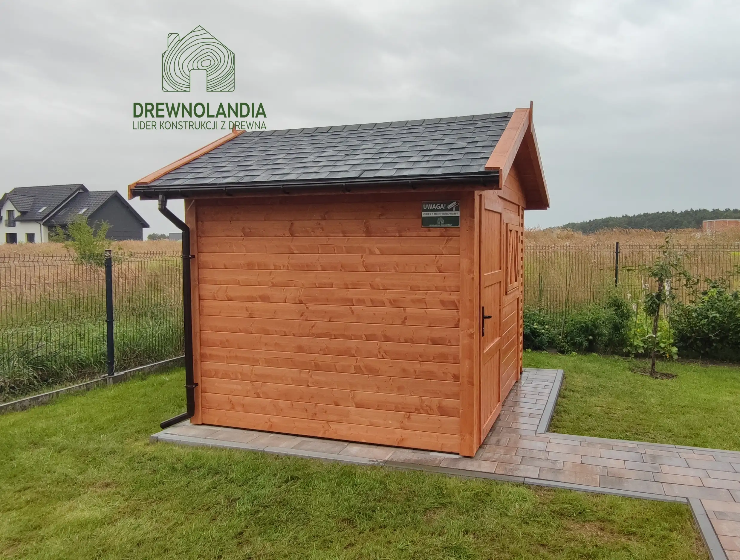 Domek gospodarczy z drewna Bonifacy - 3x2,5m