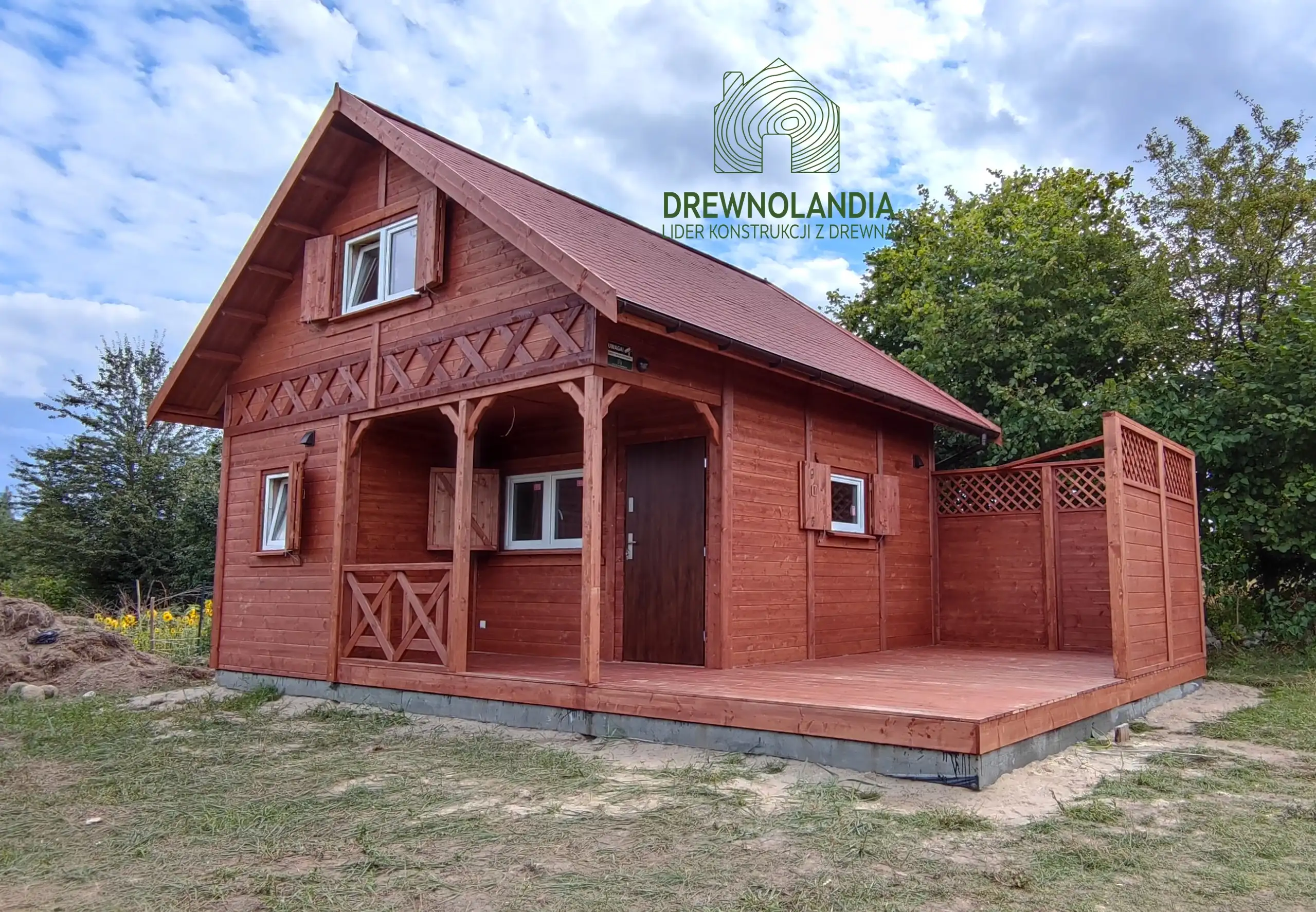 Domek z antresola Wiktor IV - wersja 1 - V1 - 5,9x5,9m