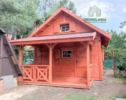 Domek Ogrodowy z tarasem Marcel II - 5x5m  - zdjęcie 22