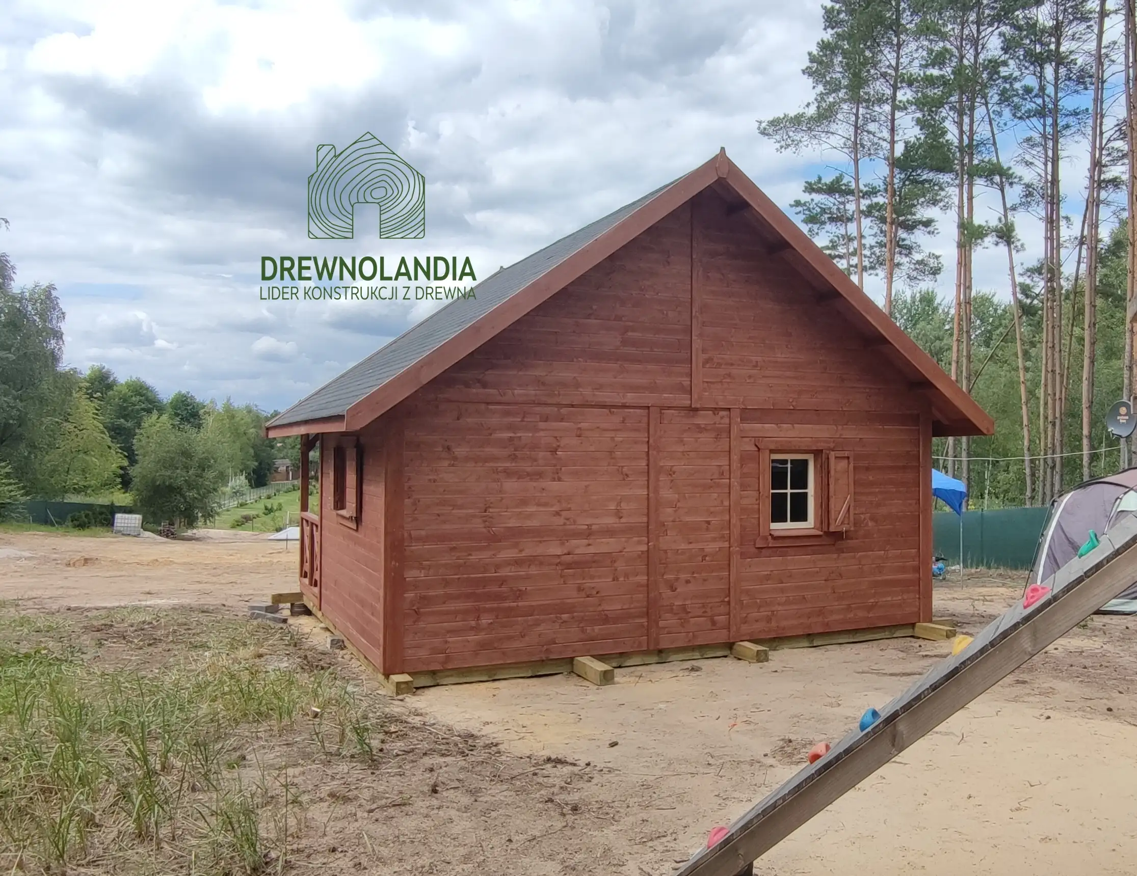 Domek z antresola Wiktor IV - wersja 1 - V1 - 5,9x5,9m