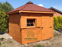 Domek gospodarczy z drewna Filip - 3x3m  - zdjęcie 15