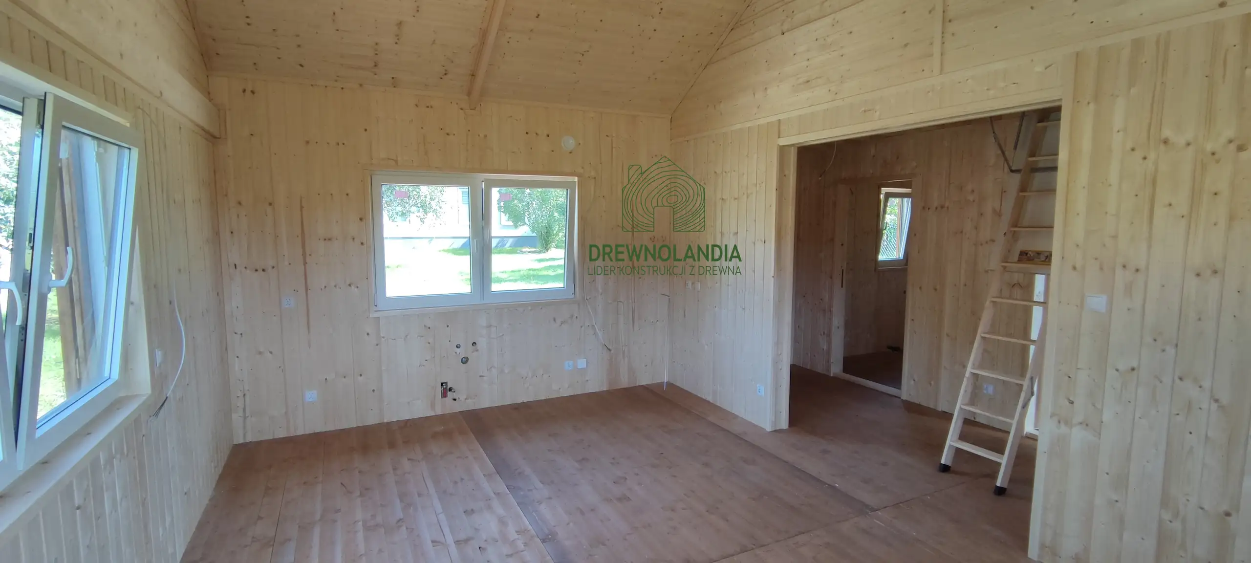 Drewniany domek rekreacyjny całoroczny CRK5 - 54 m²