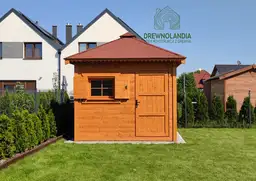 Domek gospodarczy z drewna Filip - 3x3m  - zdjęcie 10