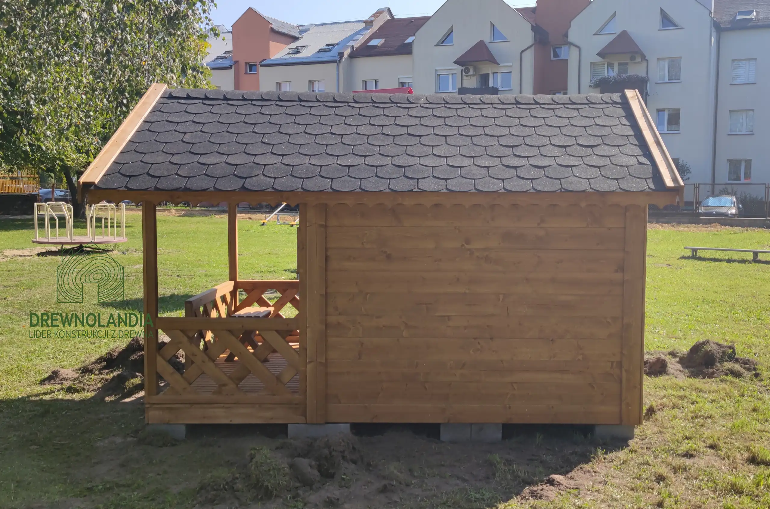 Drewniany Domek Dla Dzieci Kitty III - 2,8x2m