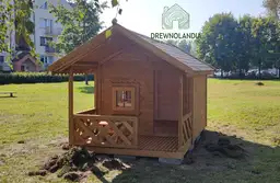 Drewniany Domek Dla Dzieci Kitty III - 2,8x2m - zdjęcie 20