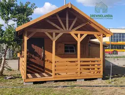 Domek  Aleksander - 6x4m, domek z drewna  - zdjęcie 10