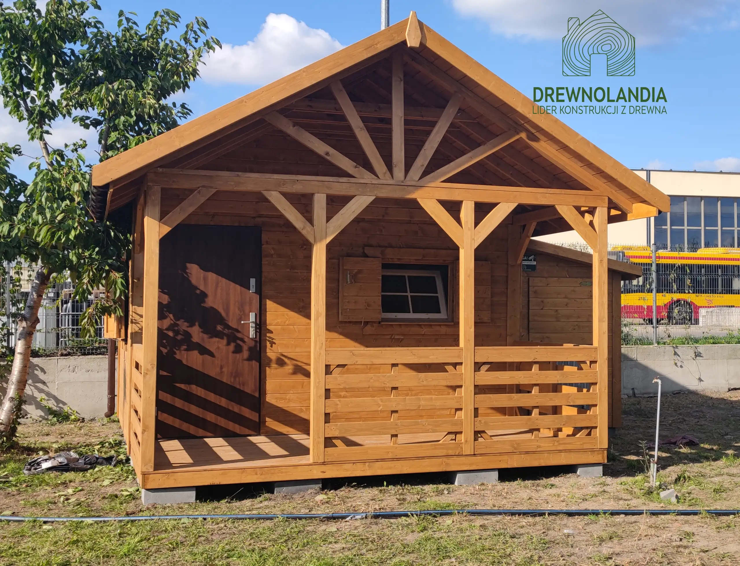 Domek  Aleksander - 6x4m, domek z drewna 