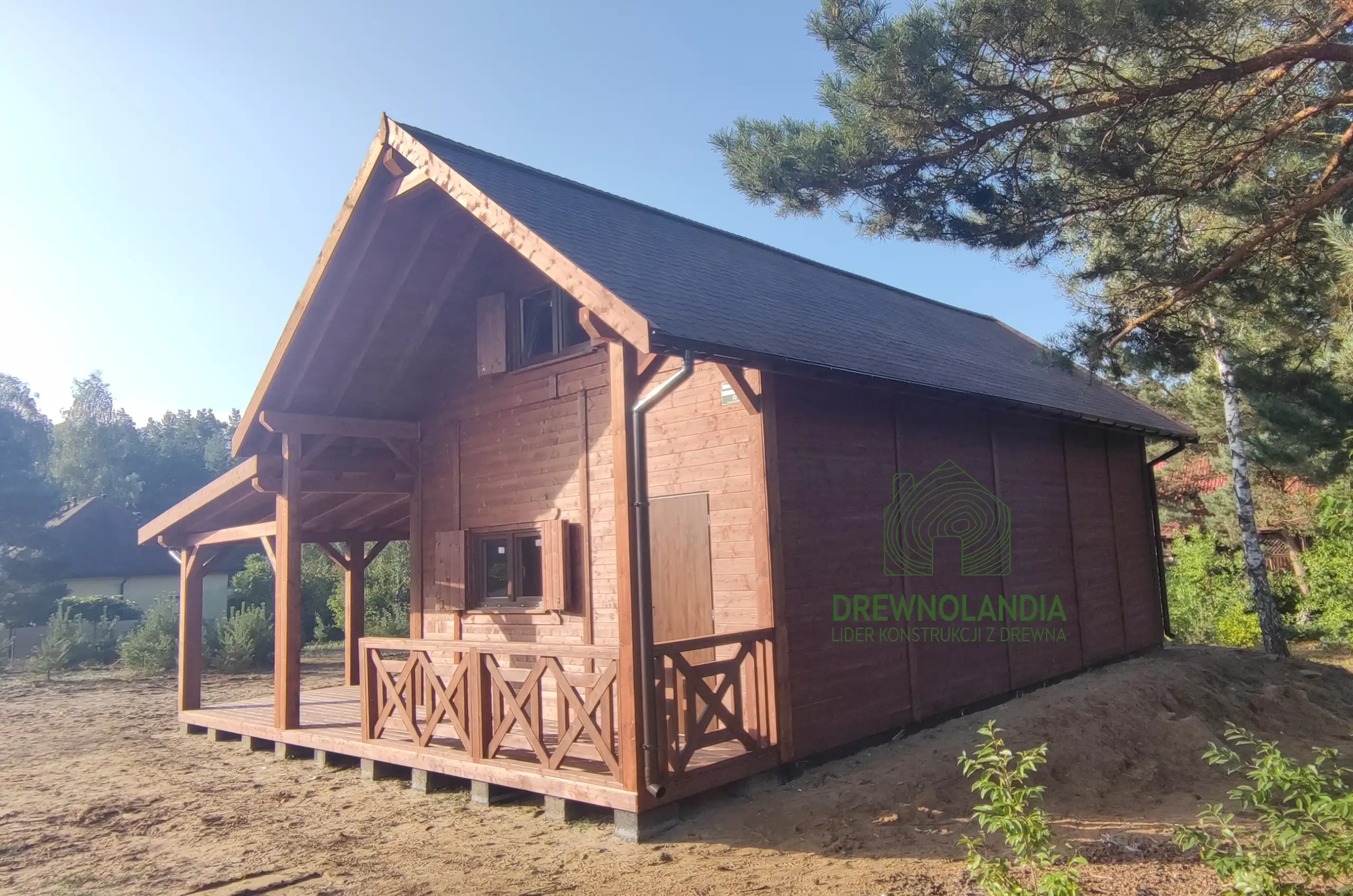 Domek rekreacyjny całoroczny CRK7 – 49,5 m²