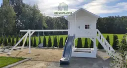 Domek ogrodowy Dla Dzieci Lolek - 2,8x2m z huśtawką  - zdjęcie 18