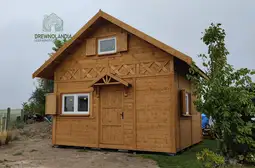 Drewniany domek Wiktor II - 5x5m   - zdjęcie 18