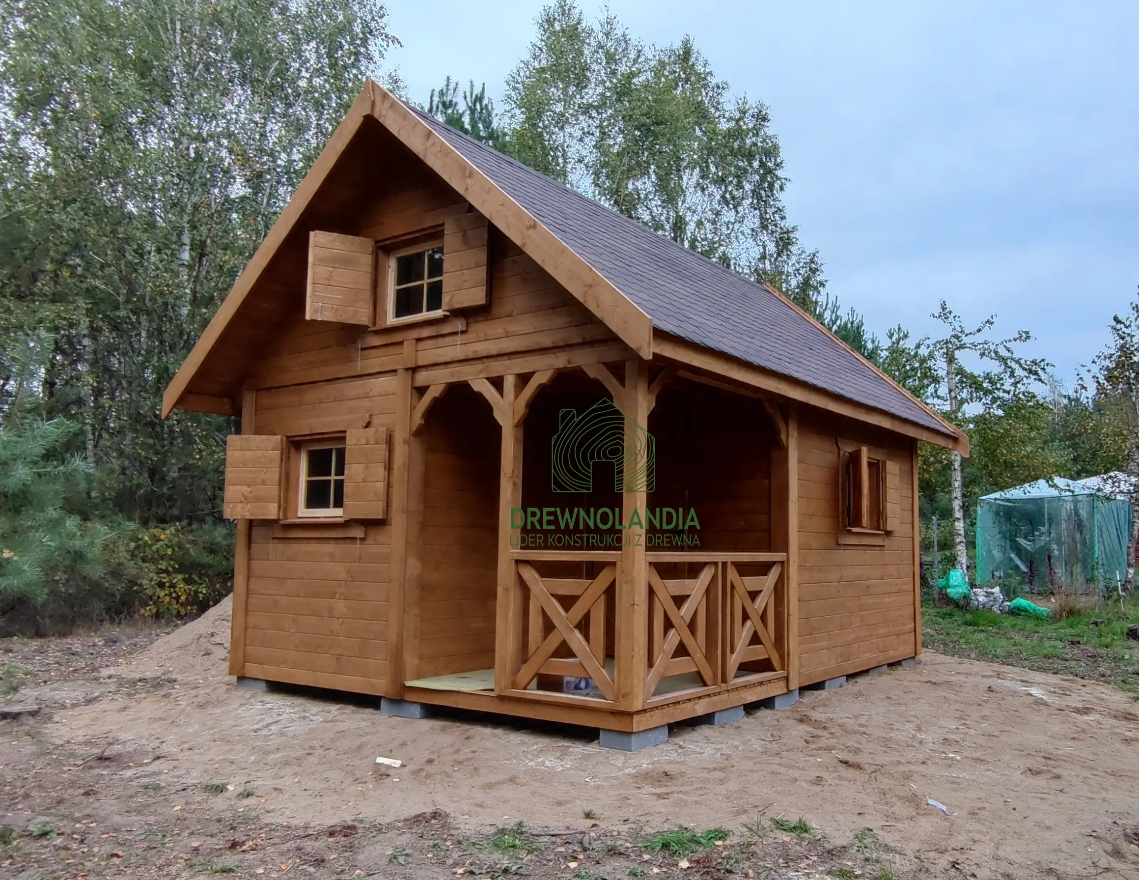 Domek na dzialke Wiktor I - 5x4m 