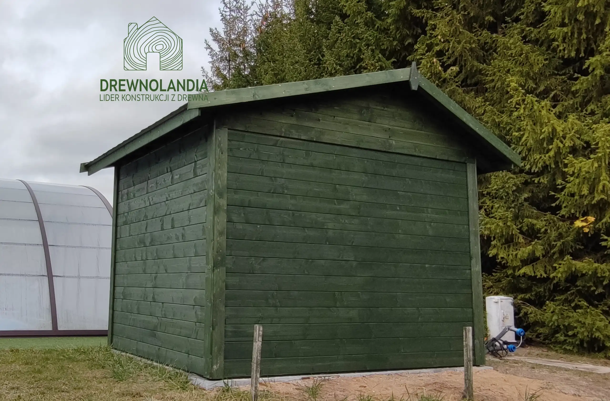 Drewniany Domek narzędziowy Filemon - 2,5x2,5m  