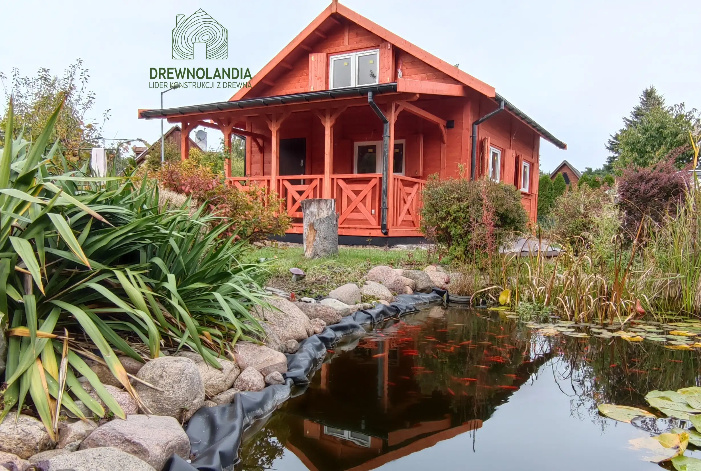 Domek Rekreacyjny z tarasem Marcel IV - 5,9 x 5,9m