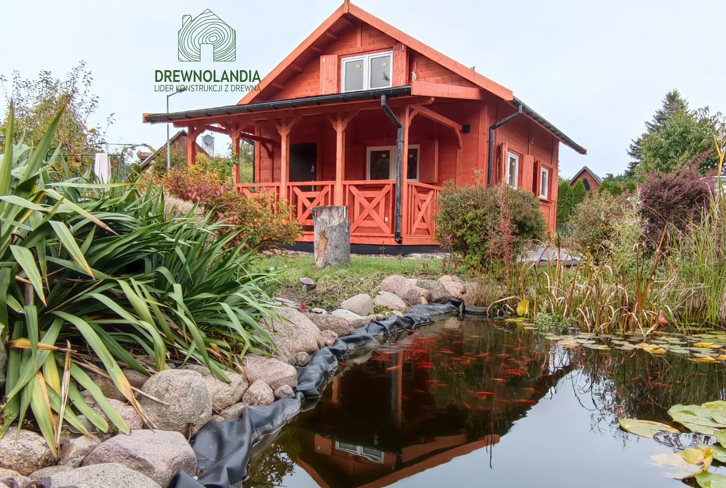 Marcel IV – domek letniskowy z antresolą i przestronnym tarasem