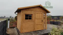 Domek gospodarczy z drewna Bonifacy - 3x2,5m  - zdjęcie 10