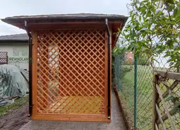 Domek narzędziowy z drewna Kacper - 4,5x3m z drewutnią  - zdjęcie 22