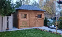 Drewniany Domek narzędziowy Jerzy - 4x3m  - zdjęcie 12